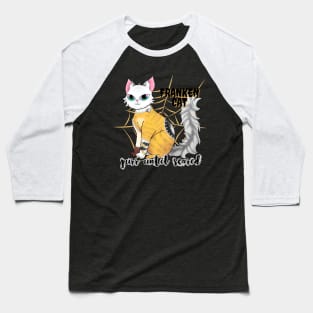 Frankencat, the purrfect Halloween pet Baseball T-Shirt